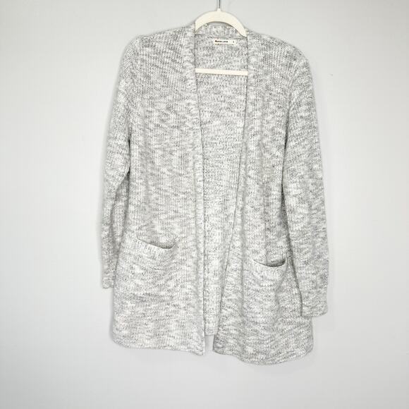 Marine Layer Womens Cabin Cardigan Oversized Chunky Knit Open Front Gray Size S - Picture 3 of 8